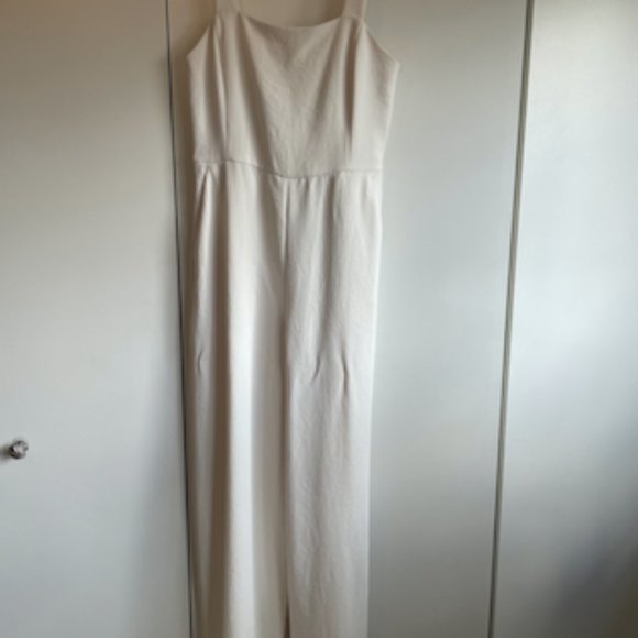 Aritzia Square Neck White Jumpsuit - Picture 4 of 5